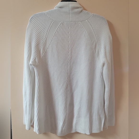 Vince White Open Front Knit Cardigan - Picture 4 of 4